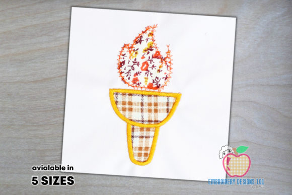 An Olympic Torch Lighting Embroidery Review