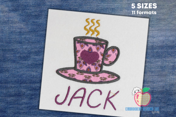 Coffee Mug with Love Applique: A Designer's Review