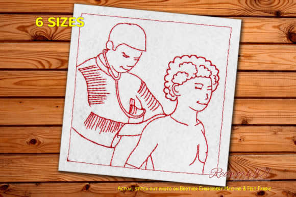 Doctor Examination Design: A Seasonal Embroidery Review