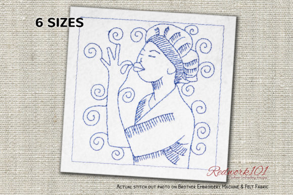 Review: Female Chef Tasting Design for Kitchen Embroidery