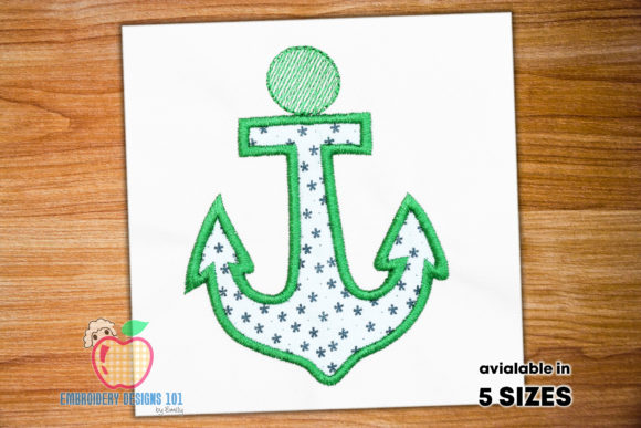 Review: Green Anchor Hook Applique for Boutique Apparel