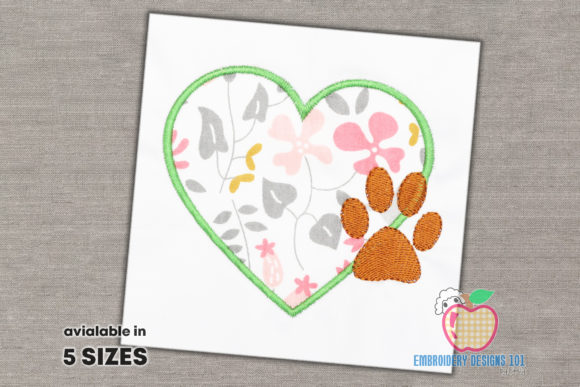Review: Heart with Paw Footprint for Small Business Merch