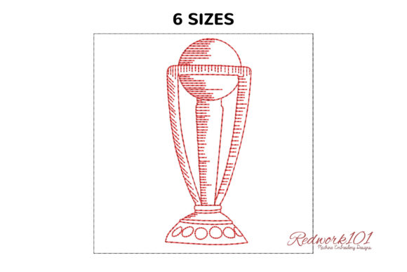 Review: World Cricket Trophy Redwork Design