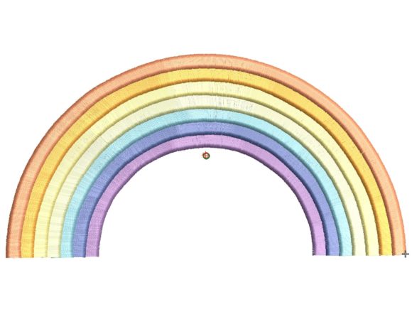 Simple Rainbow: A Seasonal Embroidery Design Review