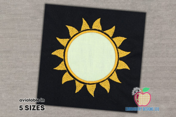Sun Sunshine Applique Design Review for Boutique Apparel